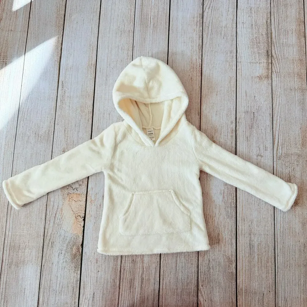 NWOT - Girls 5T - Carter's - Hooded Fleece Sweatshirt